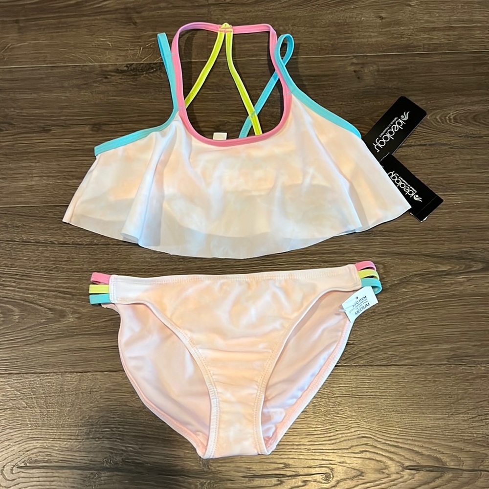 Pink Tie Dye Bathing Suit